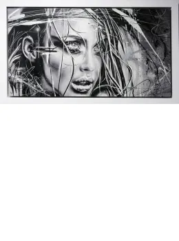 Through The Storm - Limited Edition - White Framed - Framed Box Canvas