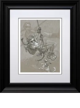 Tomb Me, Tomb You - Sketch - Black Framed