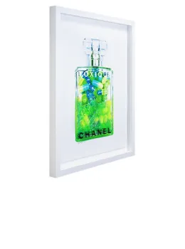 Toxique Chanel - Green - Deluxe & Embellished - White Framed