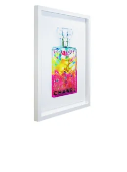 Toxique Chanel - Pink - Deluxe & Embellished - White Framed