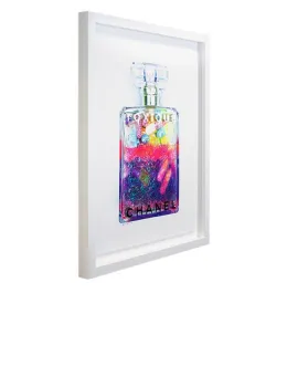 Toxique Chanel - Purple - Deluxe & Embellished - White Framed