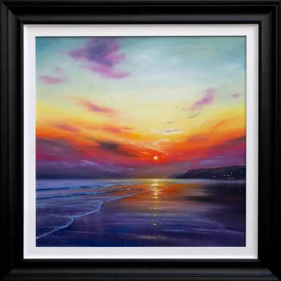Tranquil Skies - Original - Black Framed Tranquil Skies - Original - Black Framed