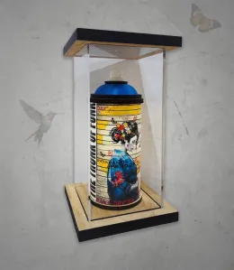 Turning Point - The Spraycan Series (LED Lit Spraycan) - Sculpture