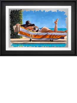 Two Weeks With Pay - Embellished Aluminium - Black Framed