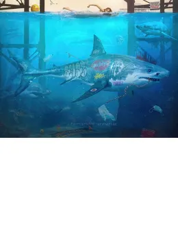 Under The Pier - Mounted