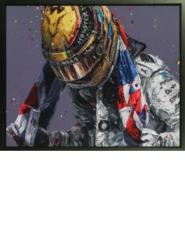 Union Lewis III - Canvas - Black Framed - Framed Box Canvas