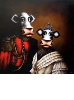 Victoria And Albert - Original Commission - Framed