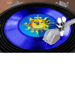 Vinyl - Mr Blue Sky - On Paper - Mounted