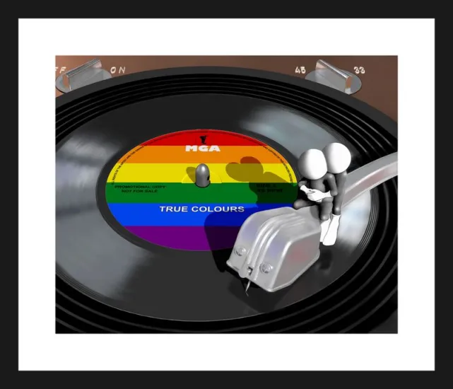 Vinyl - True Colours (Rainbow) Vinyl - True Colours (Rainbow)