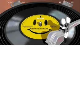 Vinyl - When You're Smiling - Black Framed