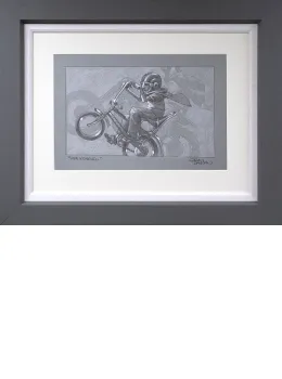 Viva Kidnievel - Sketch - Framed