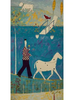 Walking The Horse - Print only