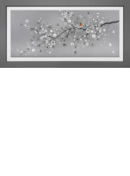 Watching Over You - Original - Grey Framed