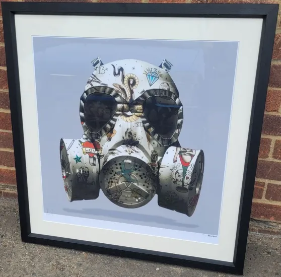 We All Wear Masks (Grey Background)