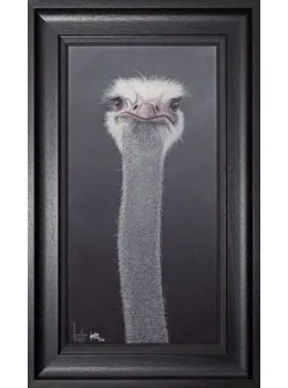 We Are Not Amused - Canvas - Black Framed