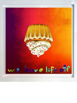 We Have Lift Off - Canvas - White Framed