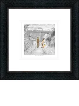 We Timed That Right - Sketch - Black Framed
