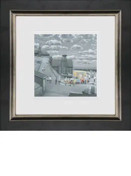 What Can I Get For Fourpence? - Paper - Black Framed