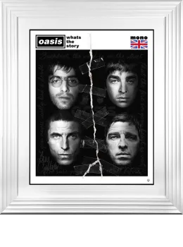What's The Story - Picture - White Framed