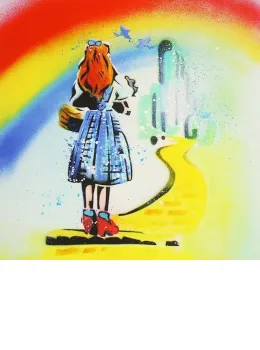 Where Happy Little Bluebirds Fly - Print only