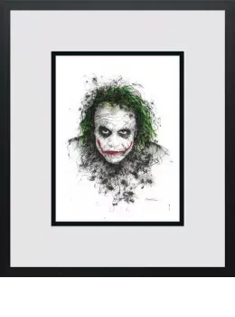 Why So Serious? - Miniature - Black Framed