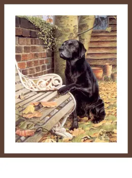 Wish You Were Here - Dark Wood Framed