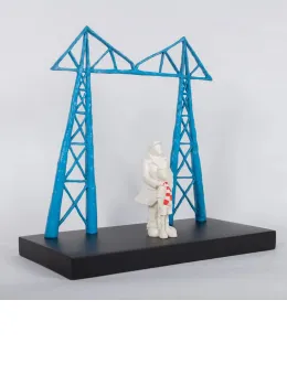 With Me Dad - Sculpture