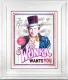 Wonka Needs You - White Framed