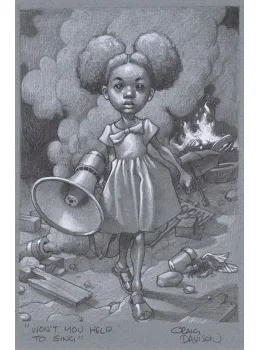 Won't You Help To Sing? - Sketch - Mounted
