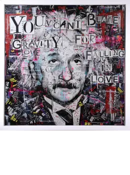 You Can't Blame Gravity - Limited Edition - White Framed