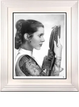 Your Worshipfulness (Black & White) - White Framed