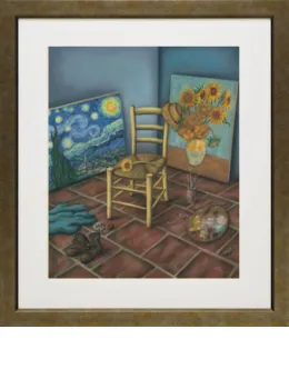 A Gift For Vincent - Mottled Gold Framed