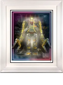 TIME Traveller's Return - White Framed
