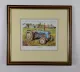 1964 Fordson Dexta - Dark Wood Framed