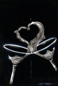 I Love Martini - Original - Framed