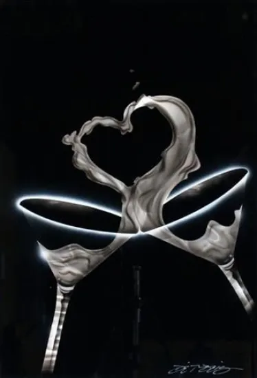 I Love Martini - Original - Framed