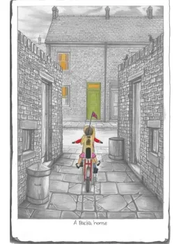 A Backa Home - Sketch - Mounted