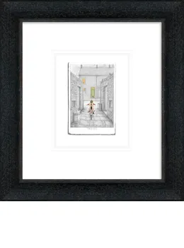 A Backa Home - Sketch - Framed