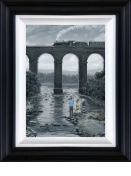 A Great Spot - Deluxe Canvas - Artist Proof Black Framed