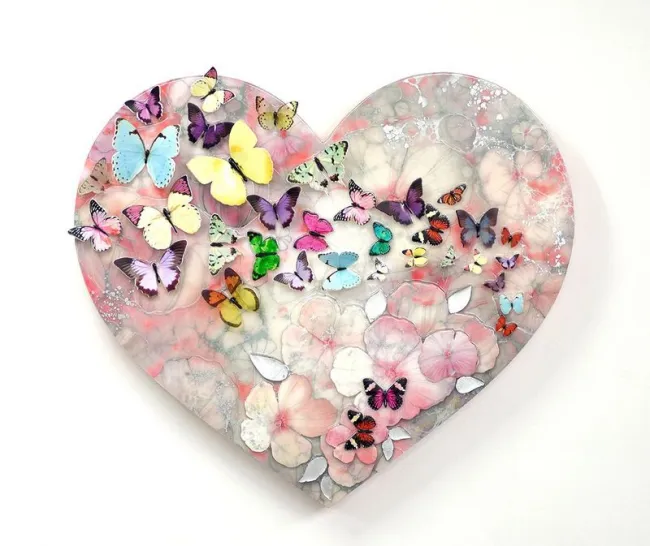 A Heart Full Of Love - Unframed Canvas A Heart Full Of Love - Unframed Canvas