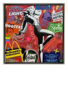 A Hero's Welcome - Original - White Framed