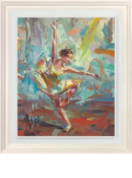 A Leap Of The Heart - Cream Framed