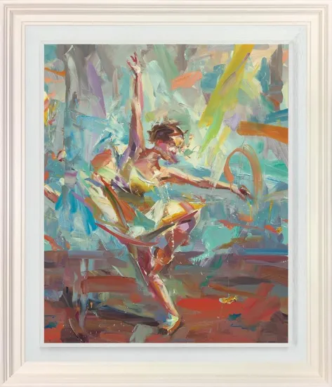 A Leap Of The Heart - Cream Framed