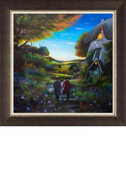 A Walk With Friends - Framed