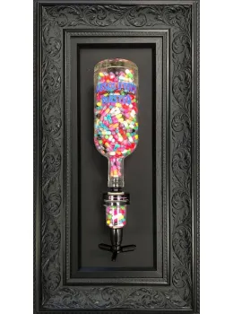 Absolutely Wasted - Multi-Coloured - Original - Black Framed