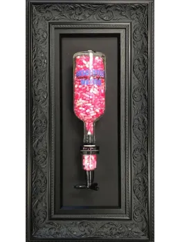 Absolutely Wasted - Pink - Original - Original - Black Framed