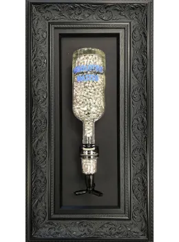 Absolutely Wasted - Silver - Original - Black Framed