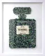 Extra Addiction No.5 - Green - Original - White Framed