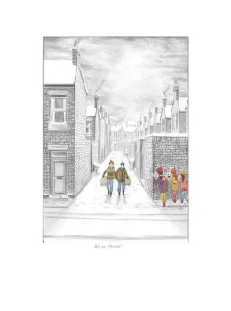 After Three - Sketch - Mounted