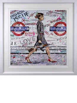 AK - Underground - White Framed